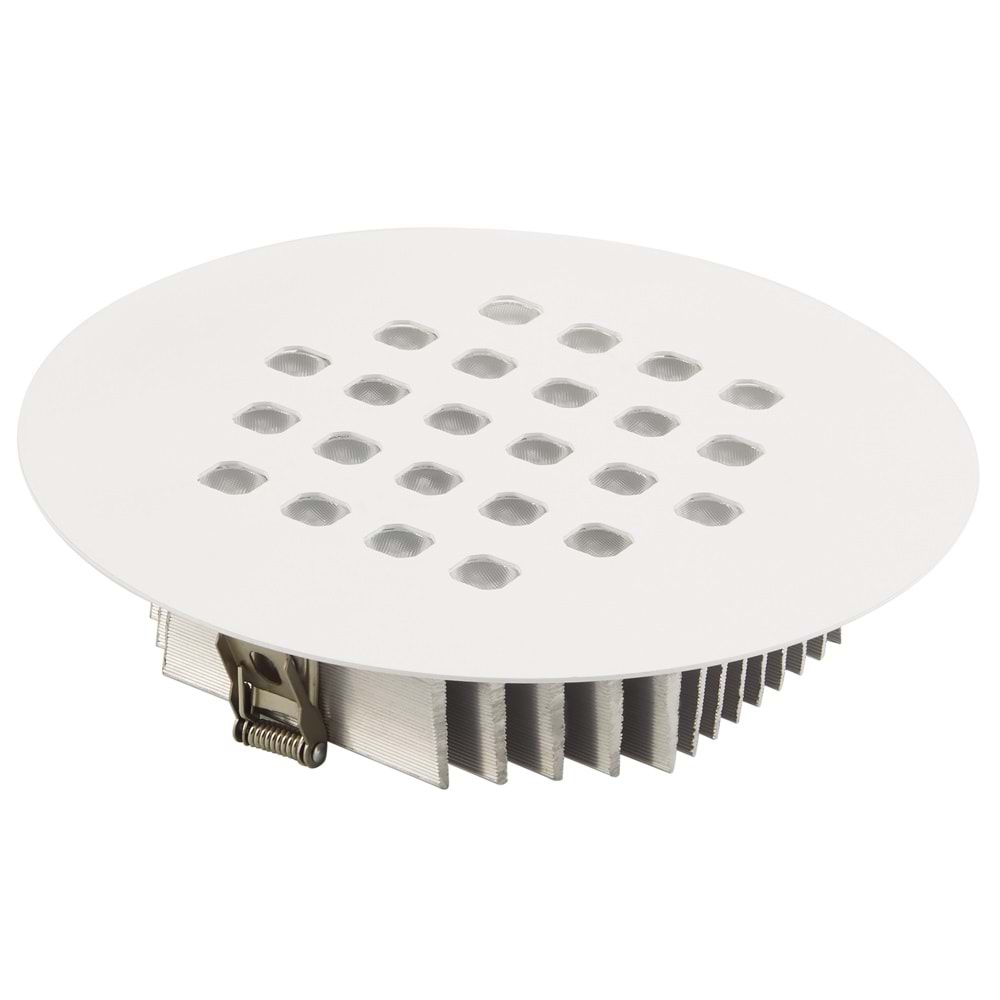 COMPACT 24 Y - 24 LED YUVARLAK Beyaz - Beyaz (6500K) Led Armatür