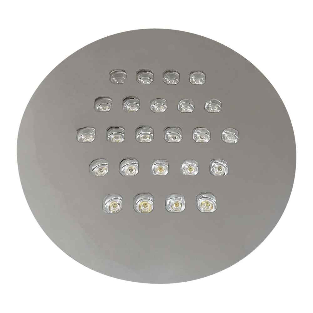 COMPACT 24 Y - 24 LED YUVARLAK Krom - Karışık(6500k+3000k) Vitrin Aydınlatma