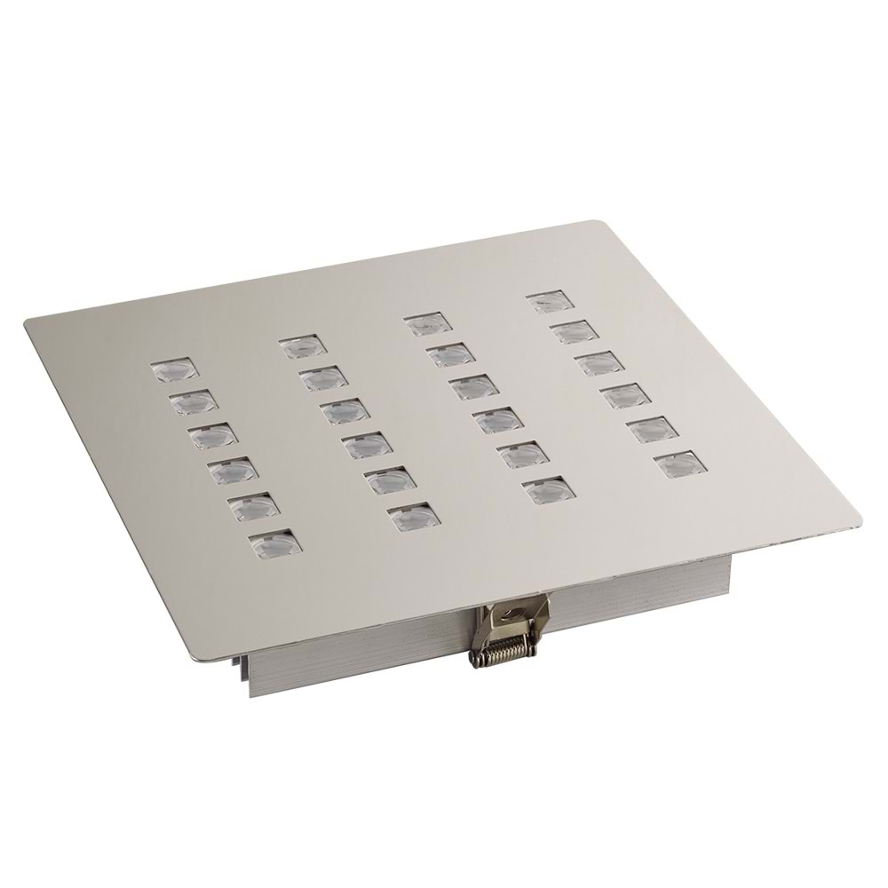 FPS 24 K - 24 LED KARE Krom - Gün Işığı (3000K) Led Aydınlatma