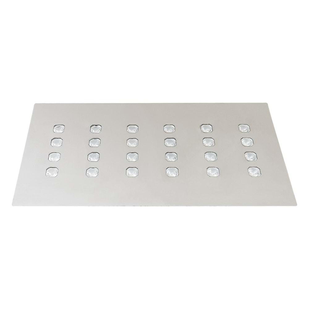 DELUXE 24 D.D - 24 LED DİKDÖRTGEN 4LU SIRA Krom - Beyaz (6500K) Vitrin Aydınlatma