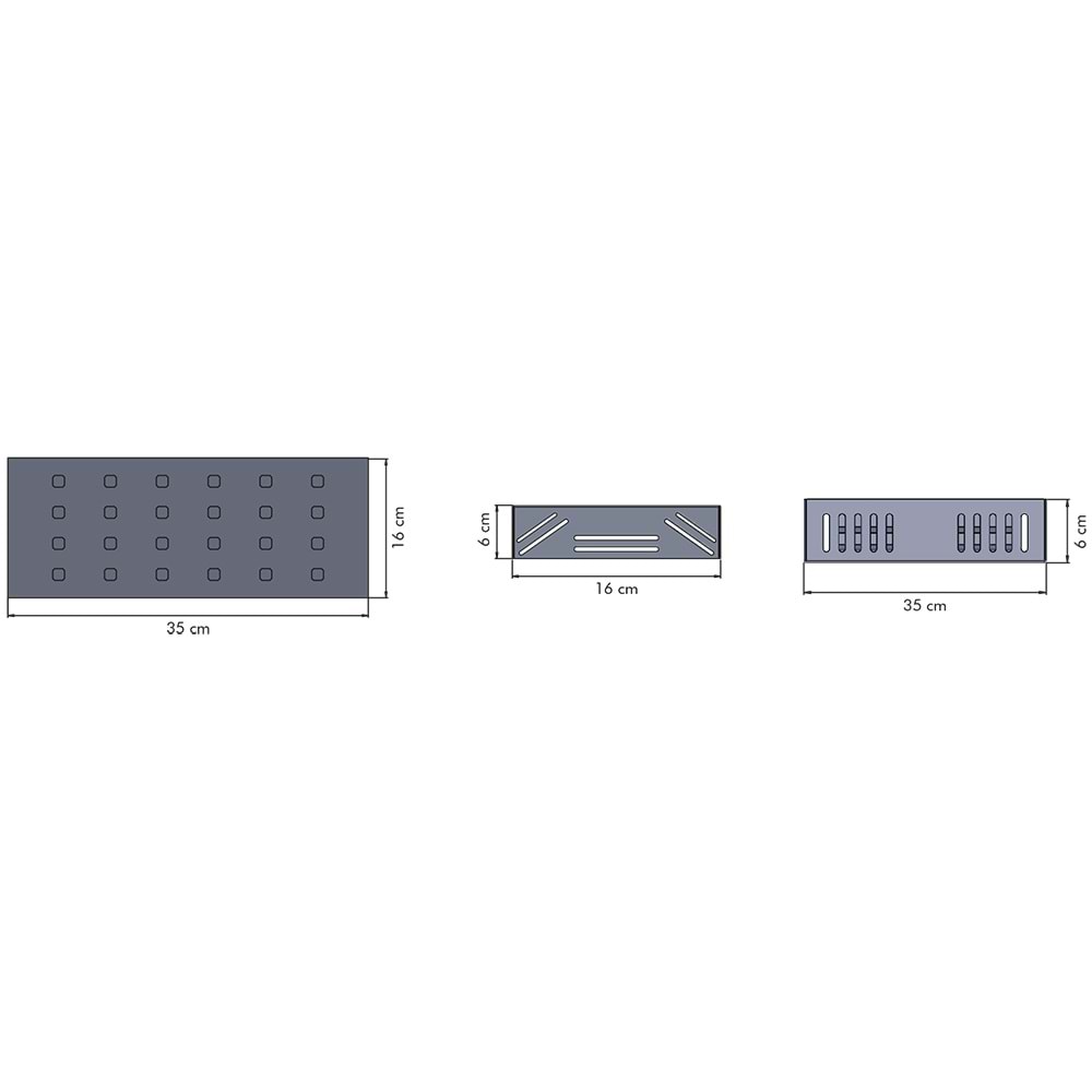 DELUXE 24 D.D.S.U - 24 LED SIVA USTU 4LU SIRA DİKDÖRTGEN Beyaz - Beyaz (6500K) Led Armatür