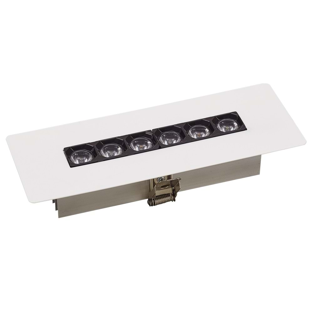 ONLYLIGHT 6 D.D - 6 LI TEKLI SIRA Beyaz - KoyuGünIşığı(2700K) Kuyumcu Aydınlatma