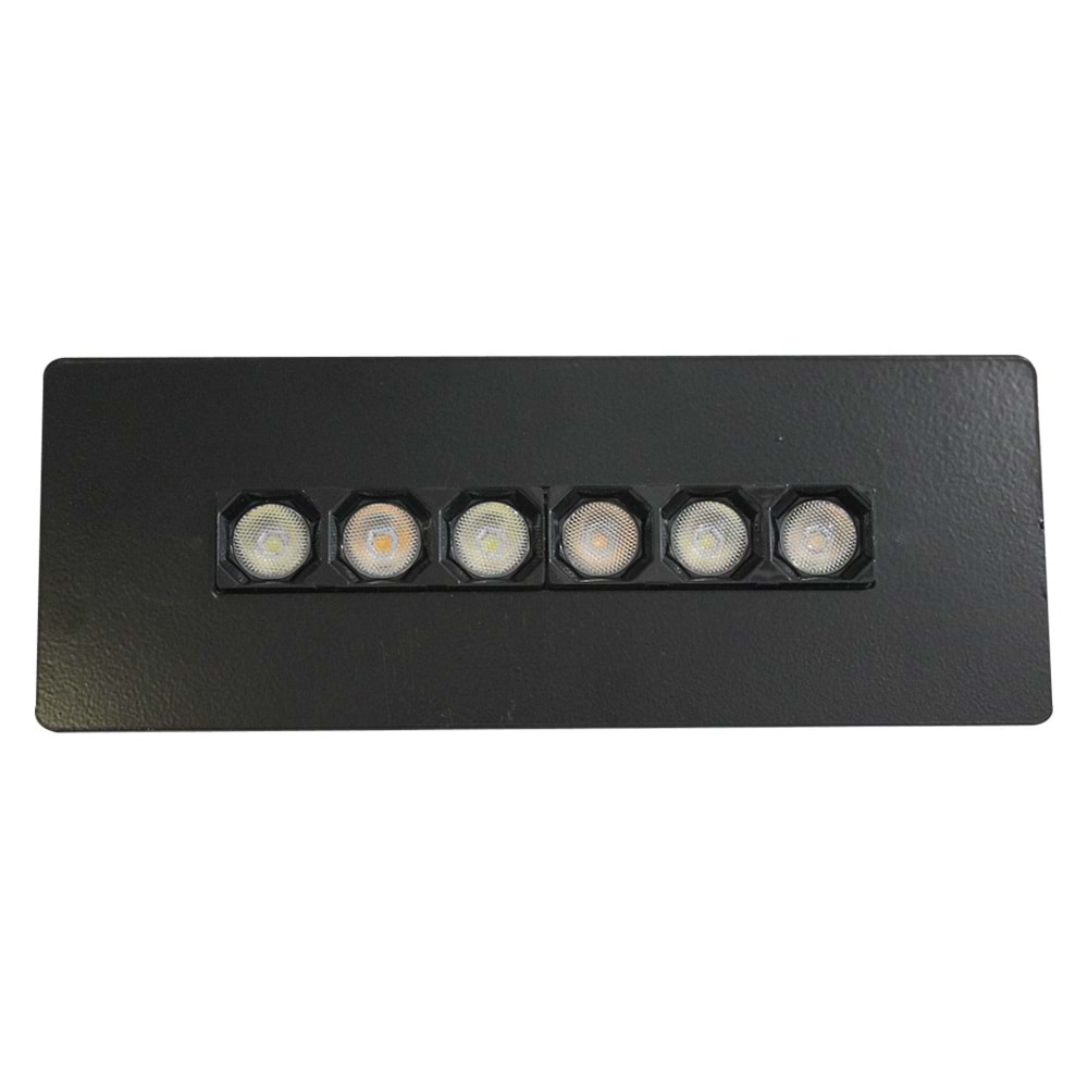 ONLYLIGHT 6 D.D - 6 LI TEKLI SIRA Siyah - Gün Işığı (3000K) Led Aydınlatma