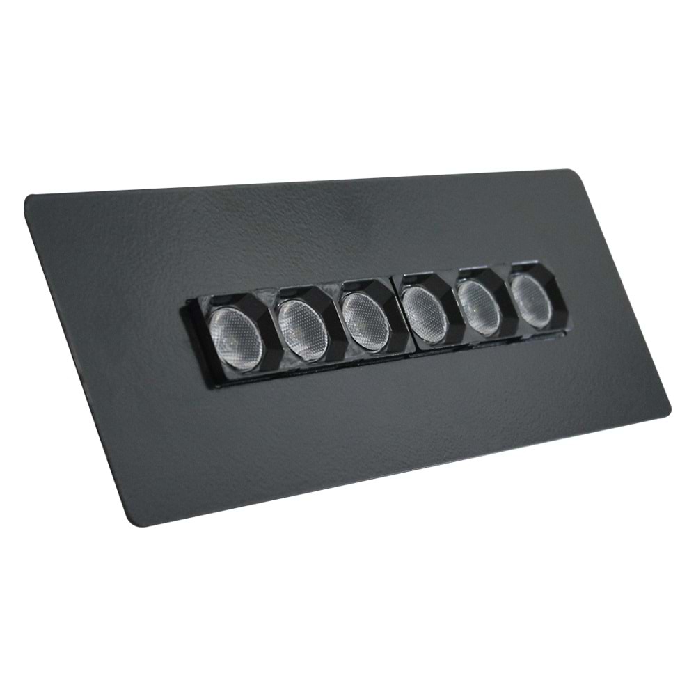 ONLYLIGHT 6 D.D - 6 LI TEKLI SIRA Siyah - KoyuGünIşığı(2700K) Kuyumcu Aydınlatma