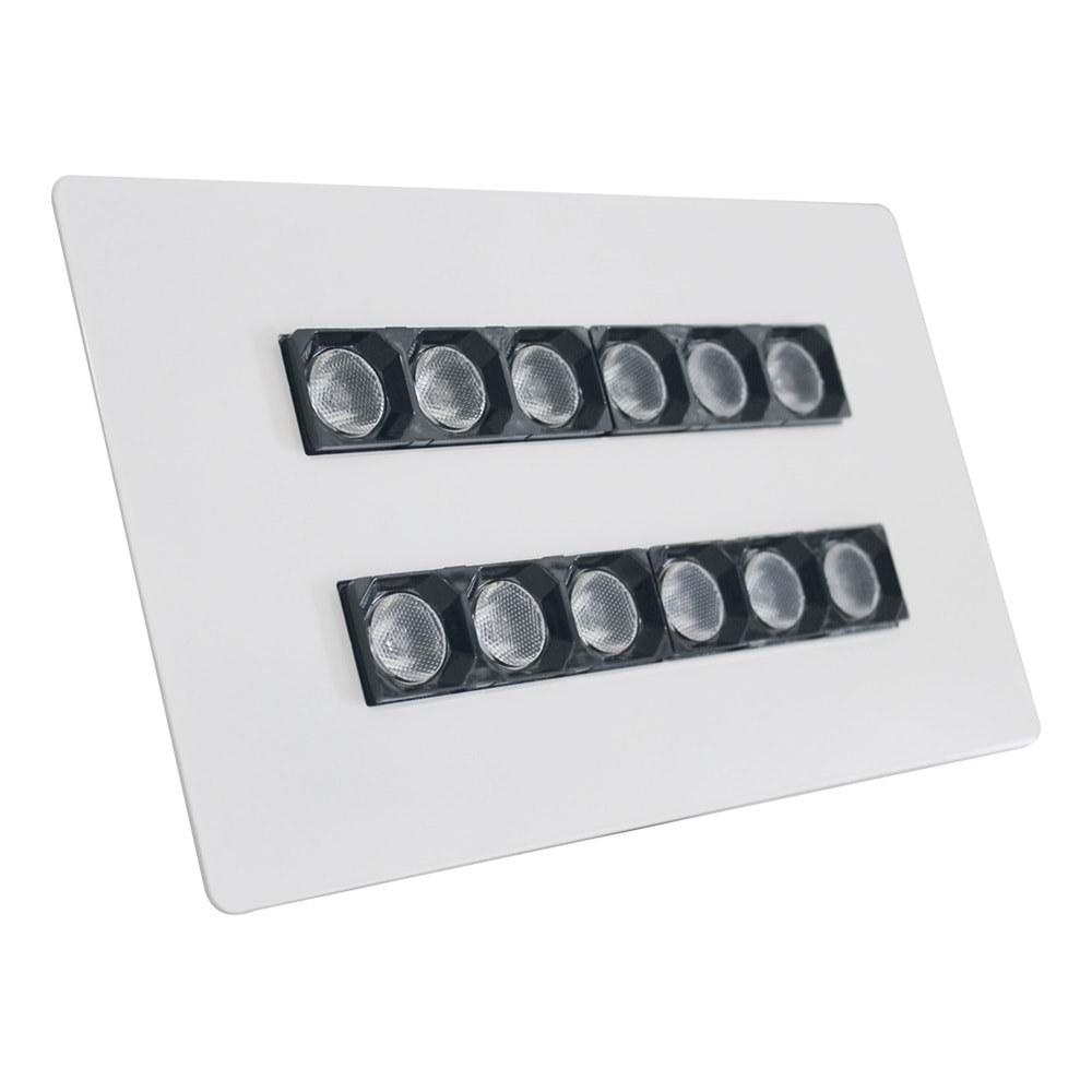 DUALLIGHT 12 D.D - 6 LI IKILI SIRA Beyaz - Karışık(6500k+3000k) Led Armatür