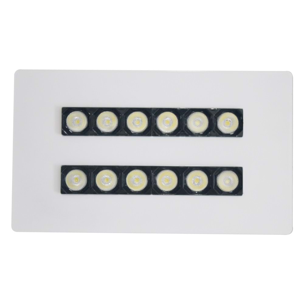 DUALLIGHT 12 D.D - 6 LI IKILI SIRA Beyaz - KoyuGünIşığı(2700K) Kuyumcu Aydınlatma