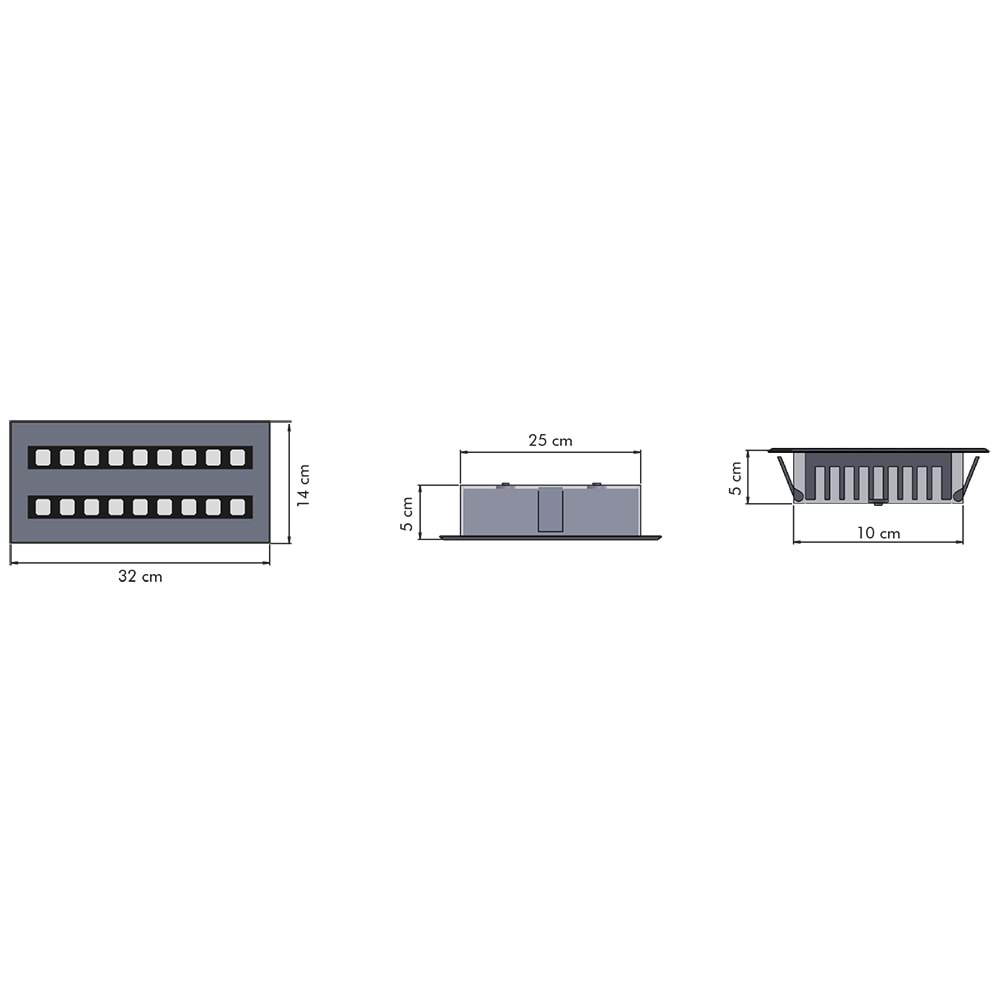 NEWLIGHT 18 D - 9 LU IKILI SIRA Led Aydınlatma