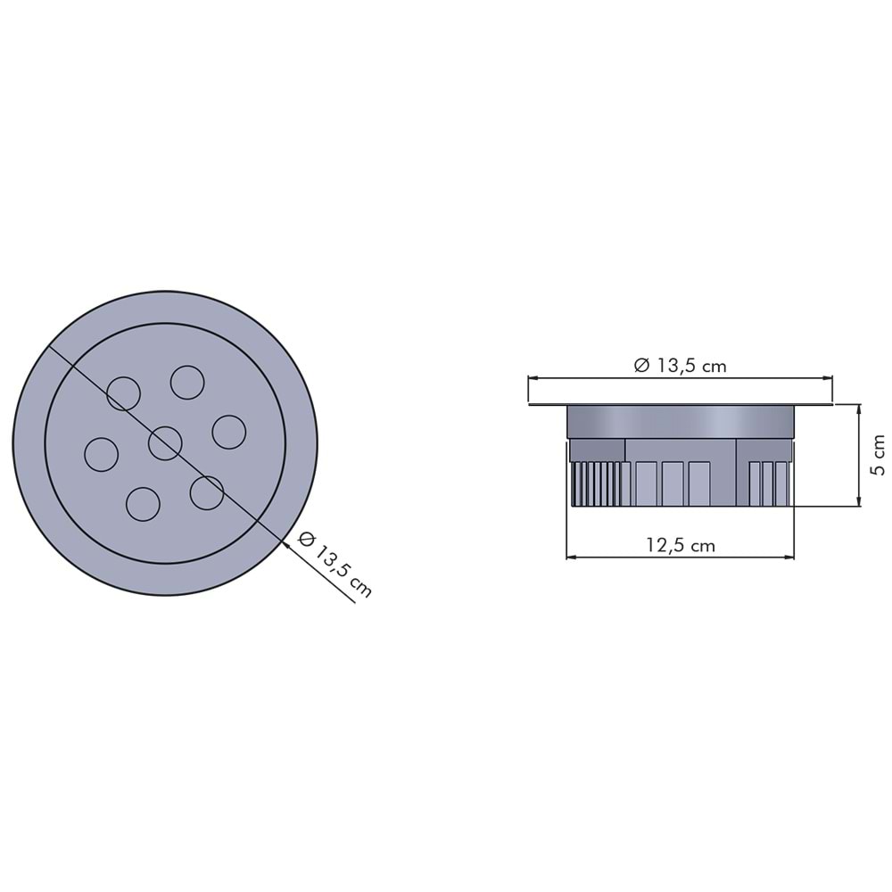 DOWNLIGHT SPOT - ZULTANIT SPOT Beyaz - Beyaz,Mavi,Kırmızı,Yeşilden Oluşan Homojen Renk Led Armatür