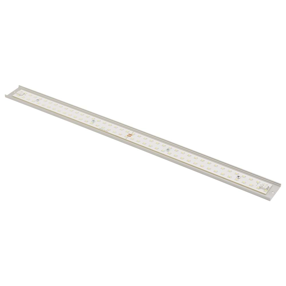 LINEAR 2 - SMD IKILI SIRA LINE Krom - KoyuGünIşığı(2700K) Kuyumcu Aydınlatma