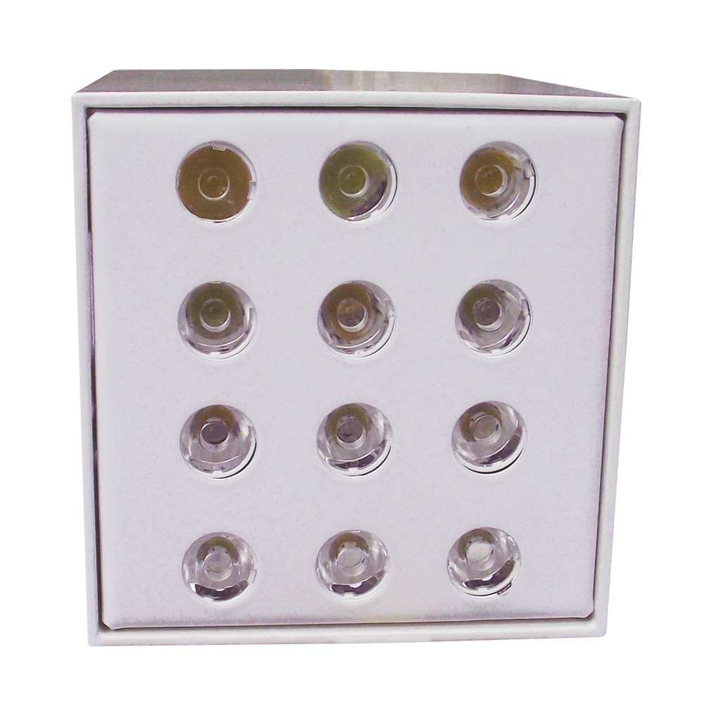 RUBIC-S 12 K Beyaz - Beyaz (6500K) Kuyumcu Aydınlatma