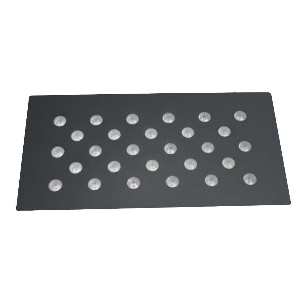 MOZAİK 28 D.D - 28 LED DİKDÖRTGEN Siyah - KoyuGünIşığı(2700K) Vitrin Aydınlatma