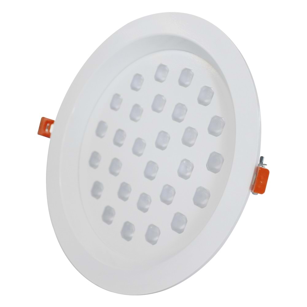 COMPACT 28 Y.C - 28 LED YUVARLAK ÇERÇEVELİ Beyaz - KoyuGünIşığı(2700K) Vitrin Aydınlatma