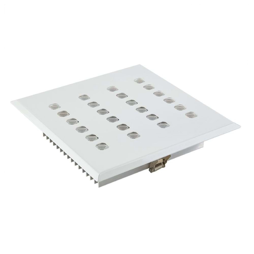 FPS 24 K.K - 24 LED KARE KIVRIMLI Beyaz - Karışık(6500k+3000k) Kuyumcu Aydınlatma