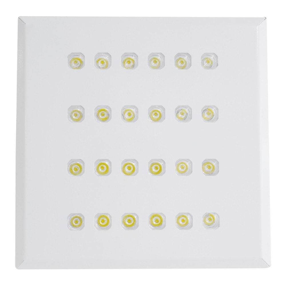 FPS 24 K.K - 24 LED KARE KIVRIMLI Beyaz - Karışık(6500k+3000k) Kuyumcu Aydınlatma