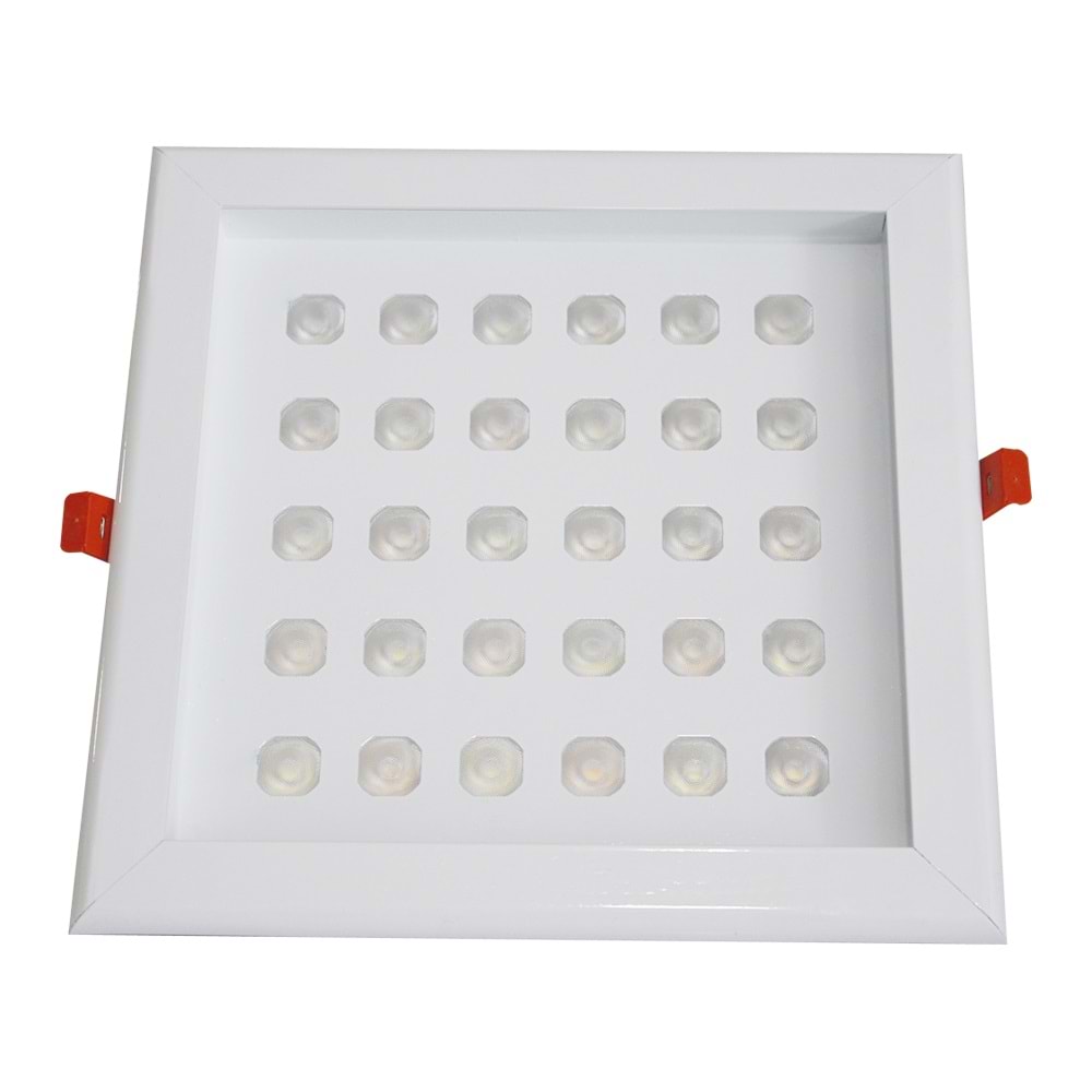 FPS 30 K.C - 30 LED KARE ÇERÇEVELİ Beyaz - Gün Işığı (3000K) Vitrin Aydınlatma