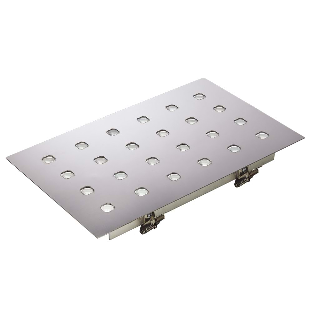 FRAME 24 D.D - 24 LED DİKDÖRTGEN Krom - Gün Işığı (3000K) Led Aydınlatma