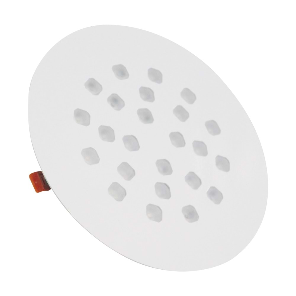 EKO 24 Y - 24 LED EKONOMİK YUVARLAK Beyaz - Beyaz (6500K) Led Armatür