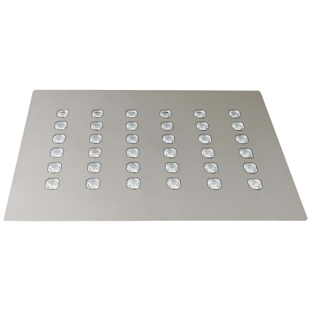 LIGHTBOX 36 D.D - 36 LED DİKDÖRTGEN Krom - Gün Işığı (3000K) Kuyumcu Aydınlatma
