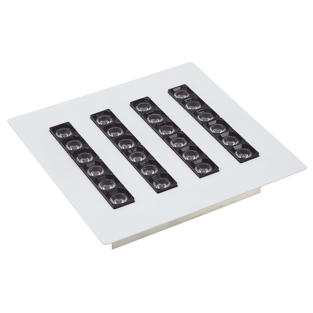 TITANIUM 24 K - BLOK LENSLI 24 KARE Beyaz - Karışık(6500k+3000k) Led Aydınlatma