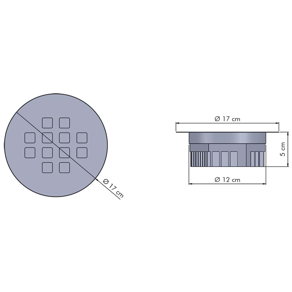 OVALE 12 Y - 12 LED YUVARLAK Beyaz - Beyaz (6500K) Led Aydınlatma