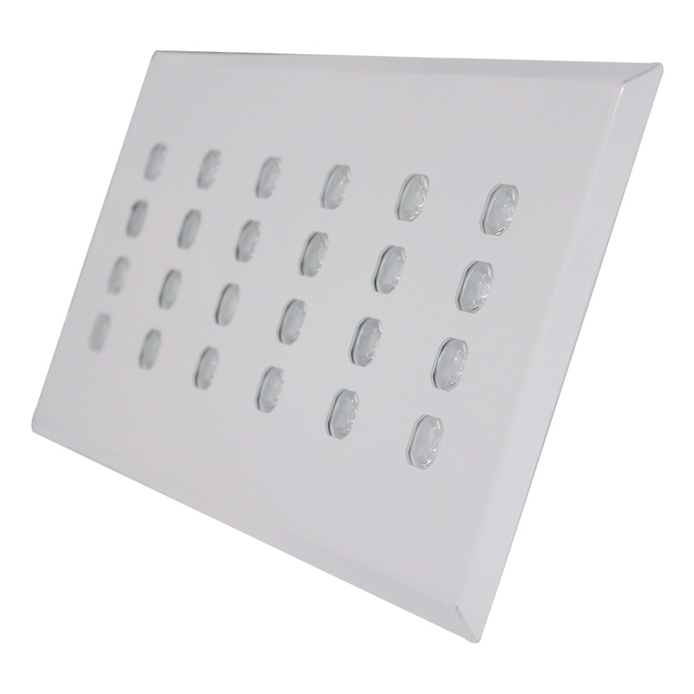 DELUXE 24 D.D.K. - 24 LED DİKDÖRTGEN 4LU SIRA Beyaz - Karışık(6500k+3000k) Kuyumcu Aydınlatma
