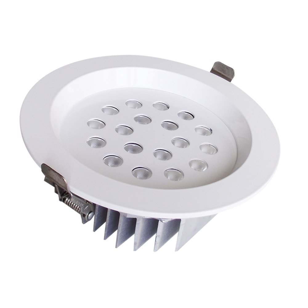 CALIBRE 18 Y.C - 18 LED YUVARLAK Beyaz - Beyaz (6500K) Led Aydınlatma