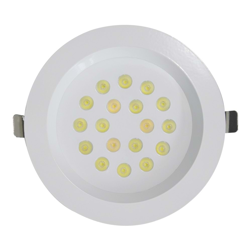 CALIBRE 18 Y.C - 18 LED YUVARLAK Beyaz - Beyaz (6500K) Led Aydınlatma