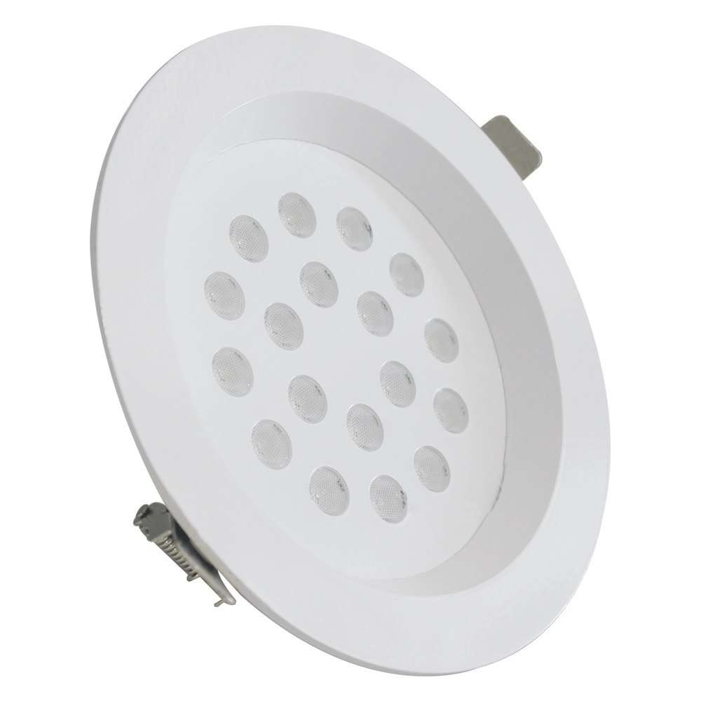 CALIBRE 18 Y.C - 18 LED YUVARLAK Beyaz - Beyaz (6500K) Led Aydınlatma