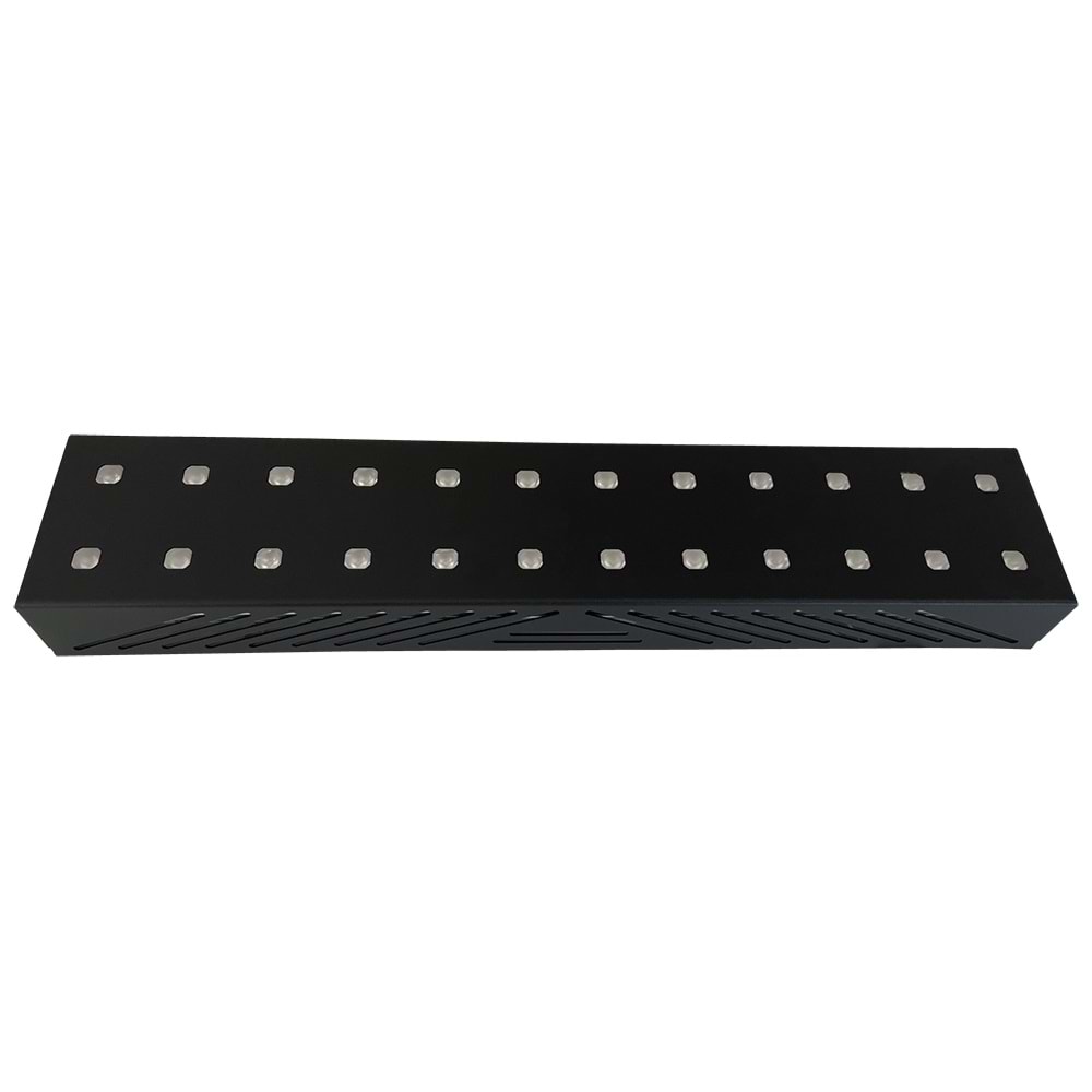 LONG 24 DD.S.U - 24 LED SIVA USTU Siyah - Gün Işığı (3000K) Kuyumcu Aydınlatma