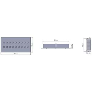 LAMP 18 D.D - 18 LED DİKDÖRTGEN Vitrin Aydınlatma