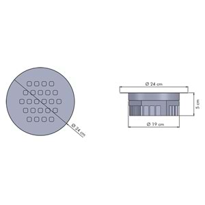 COMPACT 24 Y - 24 LED YUVARLAK Beyaz - Beyaz (6500K) Led Armatür