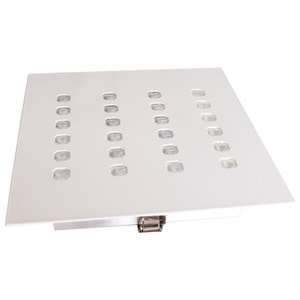 FPS 24 K - 24 LED KARE Beyaz - Karışık(6500k+3000k) Led Armatür