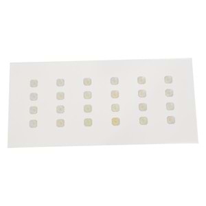 DELUXE 24 D.D - 24 LED DİKDÖRTGEN 4LU SIRA Beyaz - Gün Işığı (3000K) Led Aydınlatma
