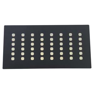 ELECTRA 48 D.D - 48 LED DİKDÖRTGEN Siyah - Gün Işığı (3000K) Led Aydınlatma