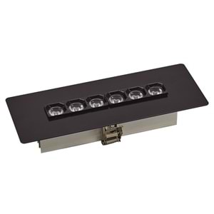 ONLYLIGHT 6 D.D - 6 LI TEKLI SIRA Siyah - Gün Işığı (3000K) Led Aydınlatma