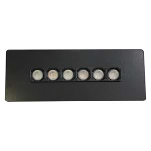 ONLYLIGHT 6 D.D - 6 LI TEKLI SIRA Siyah - Gün Işığı (3000K) Led Aydınlatma