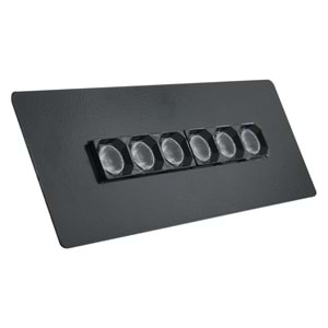 ONLYLIGHT 6 D.D - 6 LI TEKLI SIRA Siyah - Gün Işığı (3000K) Led Aydınlatma