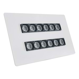 DUALLIGHT 12 D.D - 6 LI IKILI SIRA Beyaz - KoyuGünIşığı(2700K) Kuyumcu Aydınlatma