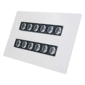 DUALLIGHT 12 D.D - 6 LI IKILI SIRA Beyaz - KoyuGünIşığı(2700K) Kuyumcu Aydınlatma