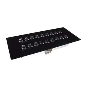 NEWLIGHT 18 D - 9 LU IKILI SIRA Siyah - Beyaz (6500K)