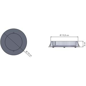 40 SMD Y - 40 LED Beyaz - Gün Işığı (3000K) Led Armatür