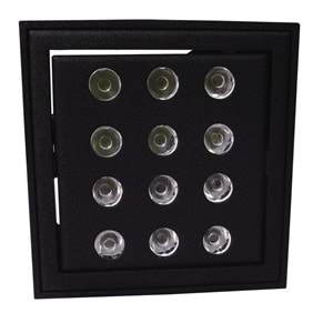 RUBIC 12 KK Siyah - Beyaz (6500K) Led Aydınlatma