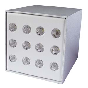 RUBIC-S 12 K Beyaz - Koyu Gün Işığı (2700K) Led Aydınlatma