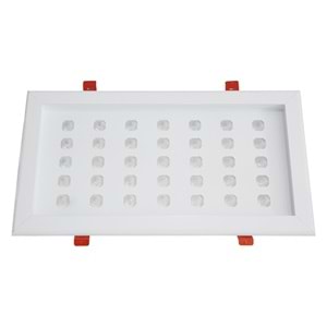 LIGHTBOX 35 D.C - 35 LED DİKDÖRTGEN ÇERÇEVELİ Beyaz - Beyaz (6500K) Vitrin Aydınlatma