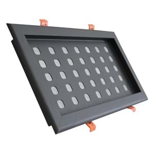 LIGHTBOX 35 D.C - 35 LED DİKDÖRTGEN ÇERÇEVELİ Siyah - Karışık(6500k+3000k) Kuyumcu Aydınlatma