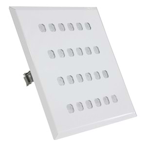 FPS 24 K.K - 24 LED KARE KIVRIMLI Beyaz - KoyuGünIşığı(2700K) Vitrin Aydınlatma