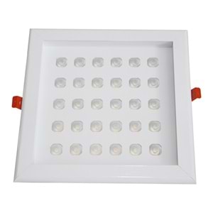 FPS 30 K.C - 30 LED KARE ÇERÇEVELİ Beyaz - Gün Işığı (3000K) Vitrin Aydınlatma