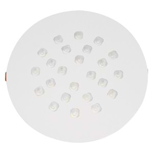 EKO 24 Y - 24 LED EKONOMİK YUVARLAK Beyaz - Beyaz (6500K) Led Armatür