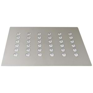 LIGHTBOX 36 D.D - 36 LED DİKDÖRTGEN Krom - Gün Işığı (3000K) Kuyumcu Aydınlatma