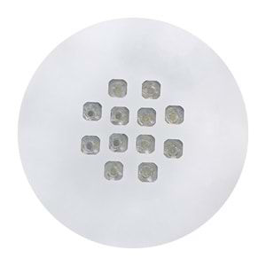 OVALE 12 Y - 12 LED YUVARLAK Beyaz - Beyaz (6500K) Led Aydınlatma